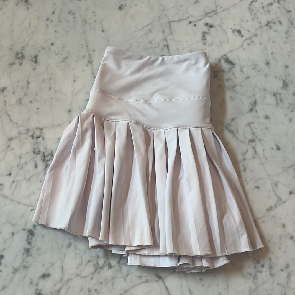 Gold Hinge skirt white
